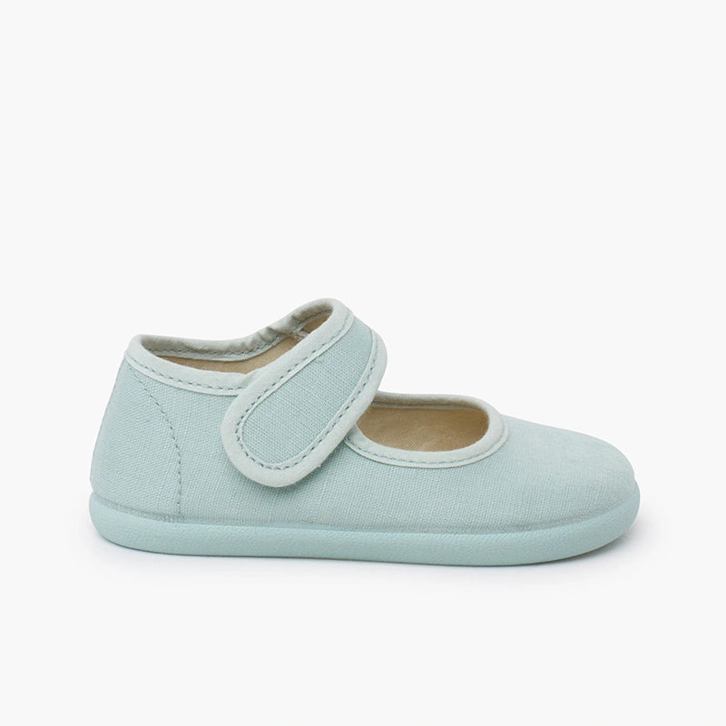 Linen Barefoot Mary Janes