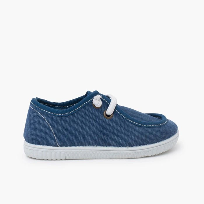 Wallaby_Boaty_shoes_elastic_laces_and_thin_sole-navy-blue