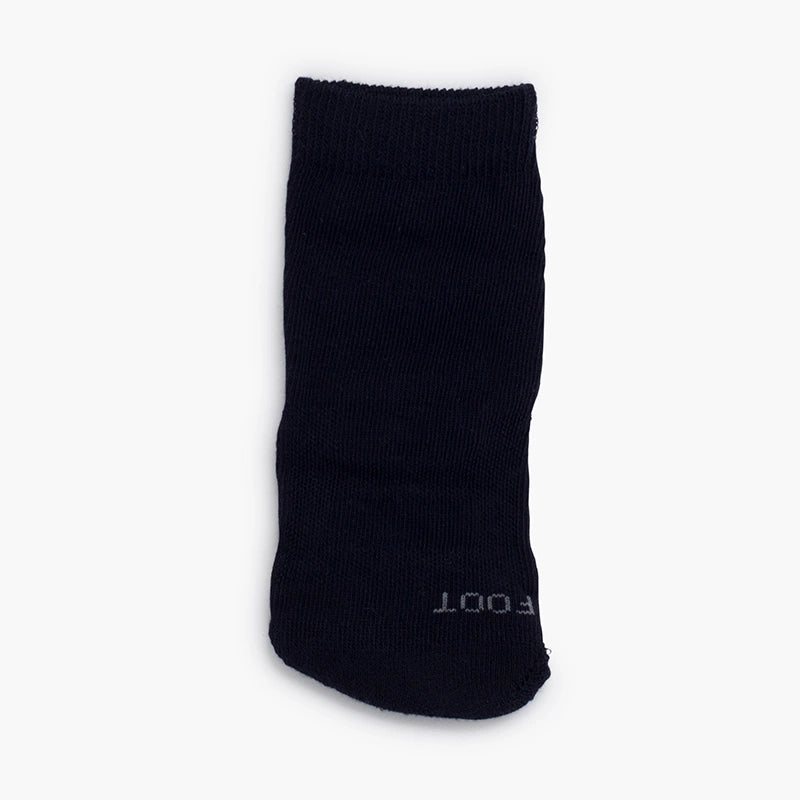Navy blue sock on a white background