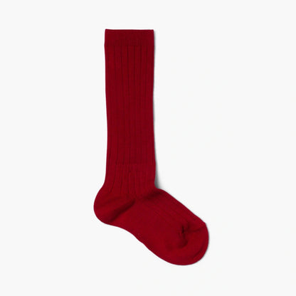 Condor Ribbed Cotton Knee-High Socks