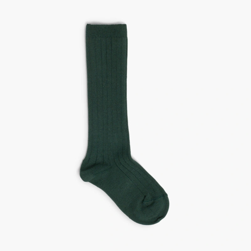 Condor Ribbed Cotton Knee-High Socks