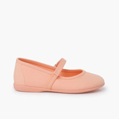 Canvas_Mary_Janes_with_Riptape_Fastening-peach