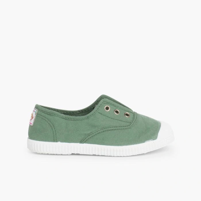 Laceless_Canvas_Trainers_with_Rubber_Toe_Cap-olive
