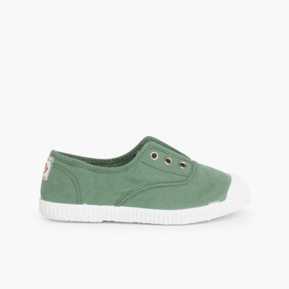 Laceless_Canvas_Trainers_with_Rubber_Toe_Cap-olive