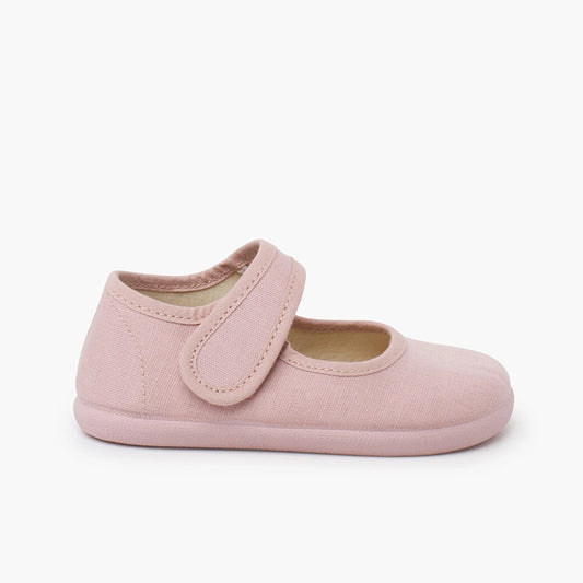 Linen Barefoot Mary Janes