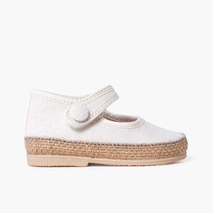 Linen_and_Jute_Baby_Mary_Jane_Shoes_with_Button-white