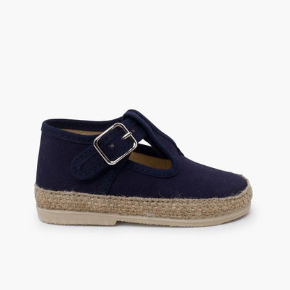 Linen_and_Jute_Baby_T-Bar_Shoes_with_Buckle_Fastening-navy-blue
