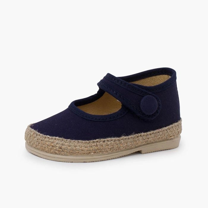 LinenandJuteBabyMaryJaneShoeswithButton-navy-blue-02