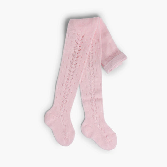 Perle Cotton Openwork Tights