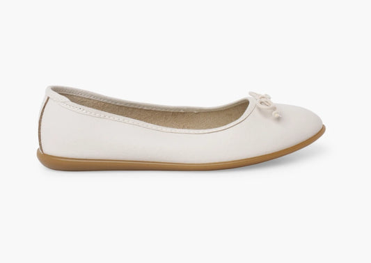 Pisamonas Washable Microfiber Ballet Flats with Bow