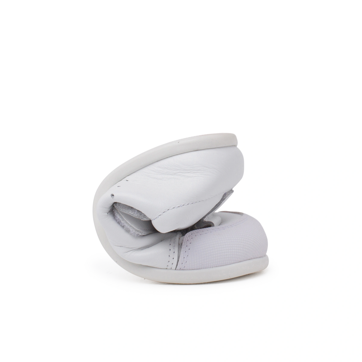 Soft Leather Trainers with double Hook-and-Loop Fastener