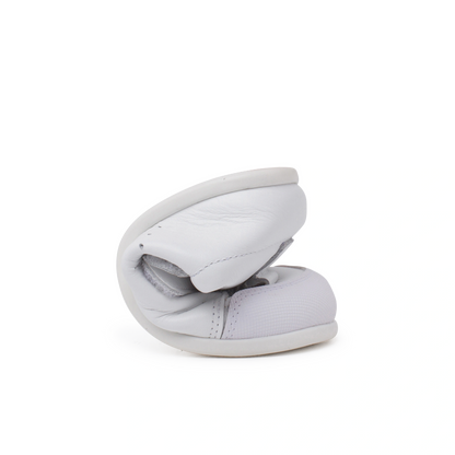 Soft Leather Trainers with double Hook-and-Loop Fastener