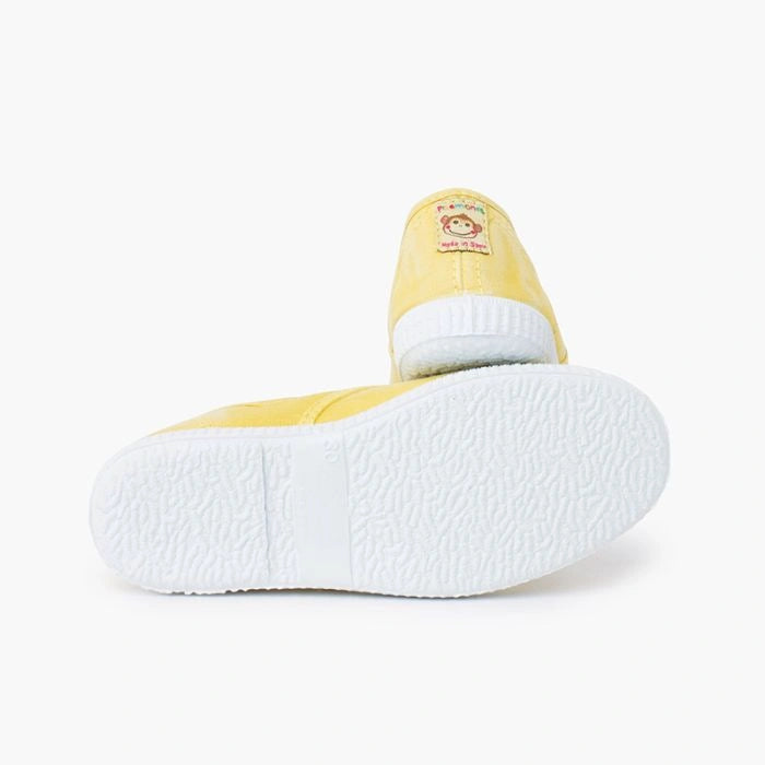 Worn-EffectLacelessCanvasTrainers-yellow-03
